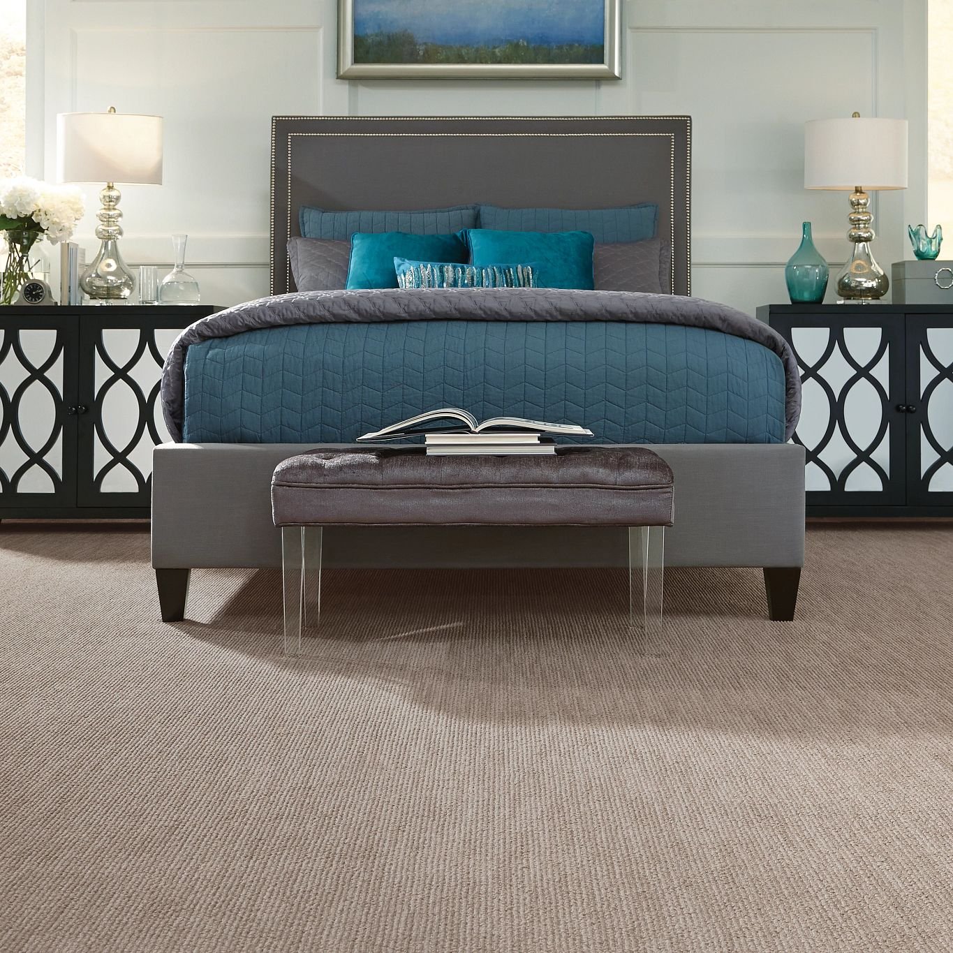 carpeted bedroom - House of Carpets Inc. in North Chesterfield